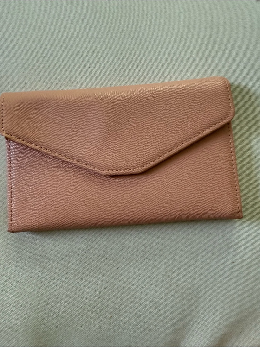 NWOT Women's Envelope Clutch Travel Wallet - Blush Pink